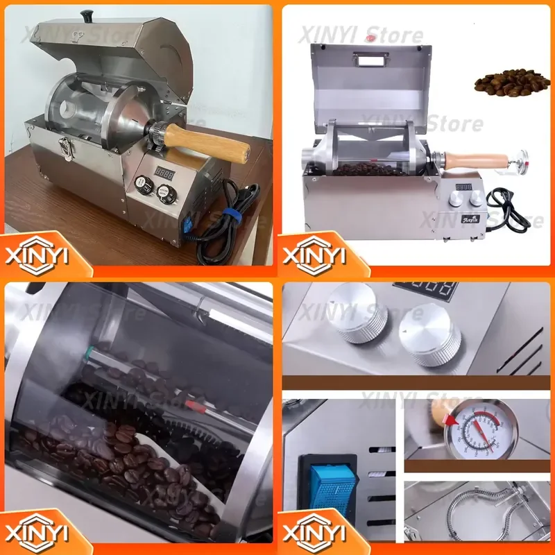 Commercial Equipment Automatic Coffee Bean Roasting Machine Commercial Turkey Coffee Beans Roaster