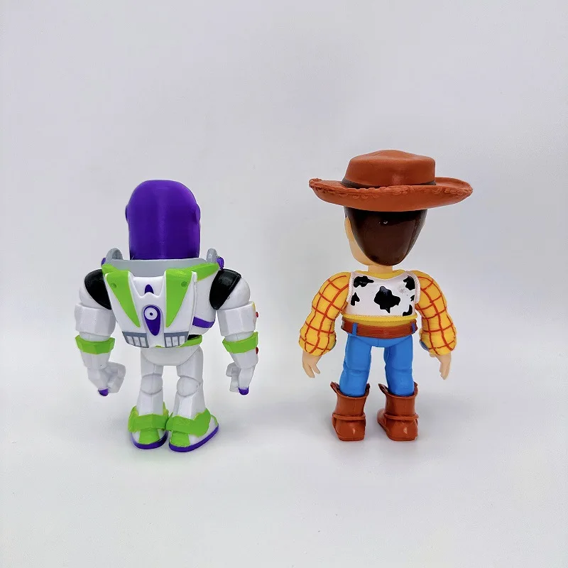 Anime Toy Story Figure Woody Buzz Lightyear 13cm Model Collection Doll for Xmas Gifs Ornament Woody Plastic Toys