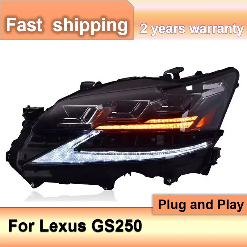 

Car Styling for Lexus GS Headlight 2016-2019 GS350 Head Light GS250 DRL Turn Signal High Beam Projector Lens