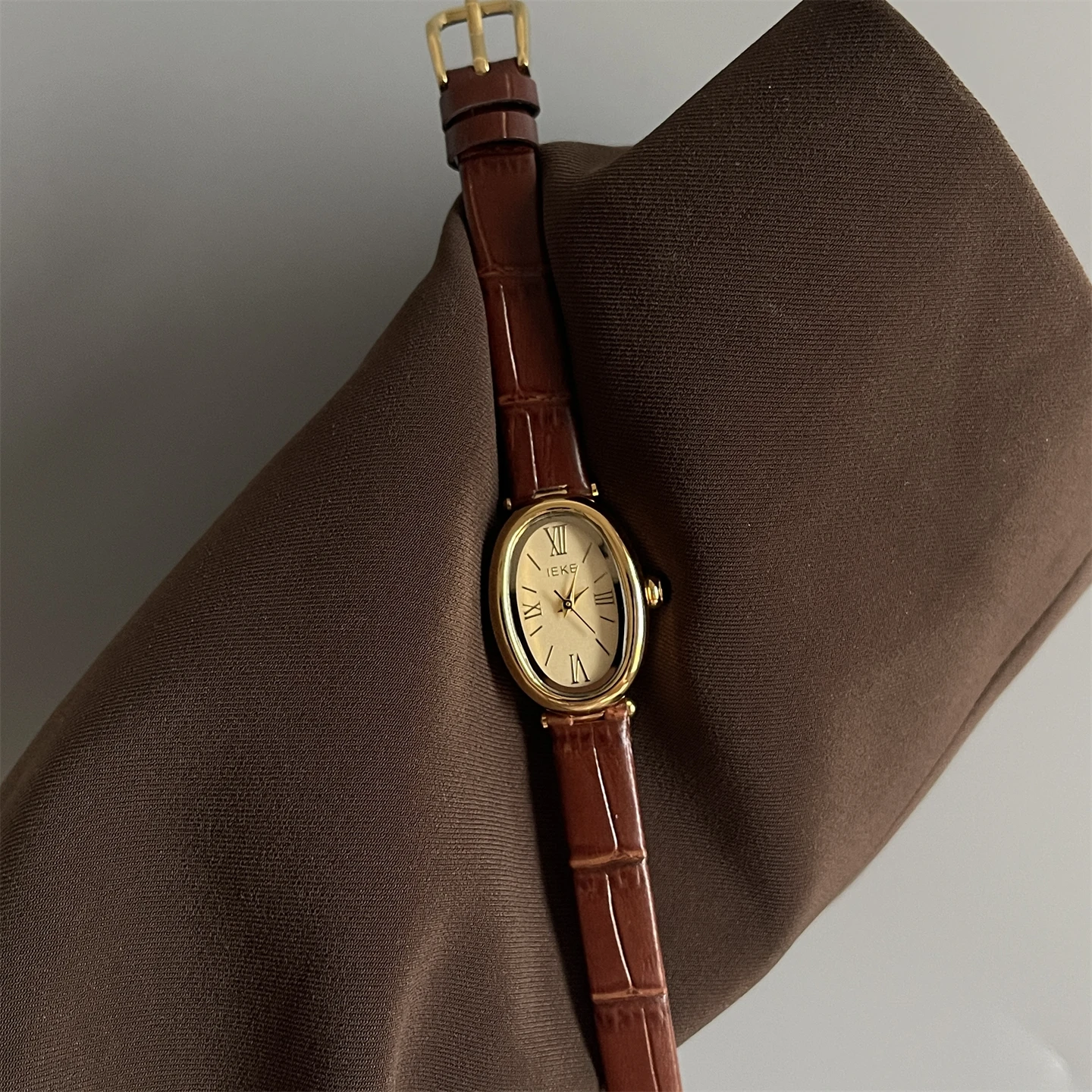 ساعات مختارة راقية، طراز فرنسي كلاسيكي عتيق، ساعات نسائية عالية القيمة، تصميم متعدد الاستخدامات، ساعات نسائية أصلية. #1