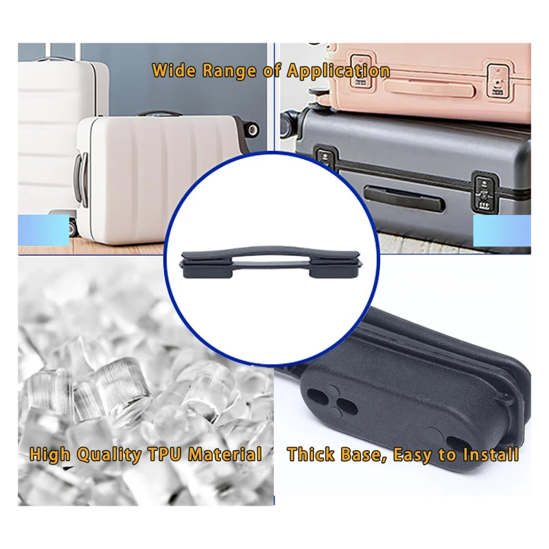 1Pc Flexible Strap Handle Grip for Travel Suitcase Luggage Carrying Luggage Case Handle Replacement Luggage Case Bag Accessories