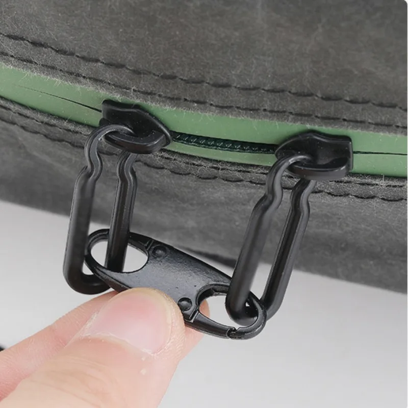 Detachable Zippper Puller Head Double-end Replacement Metal for Luggage Purses Handbag Backpacks Clothes Repair Zipper Head