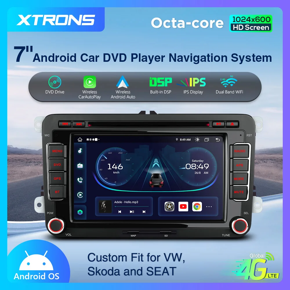 XTRONS 7' Android 14 Car Multimedia Player: Recensione e Valutazione Completa