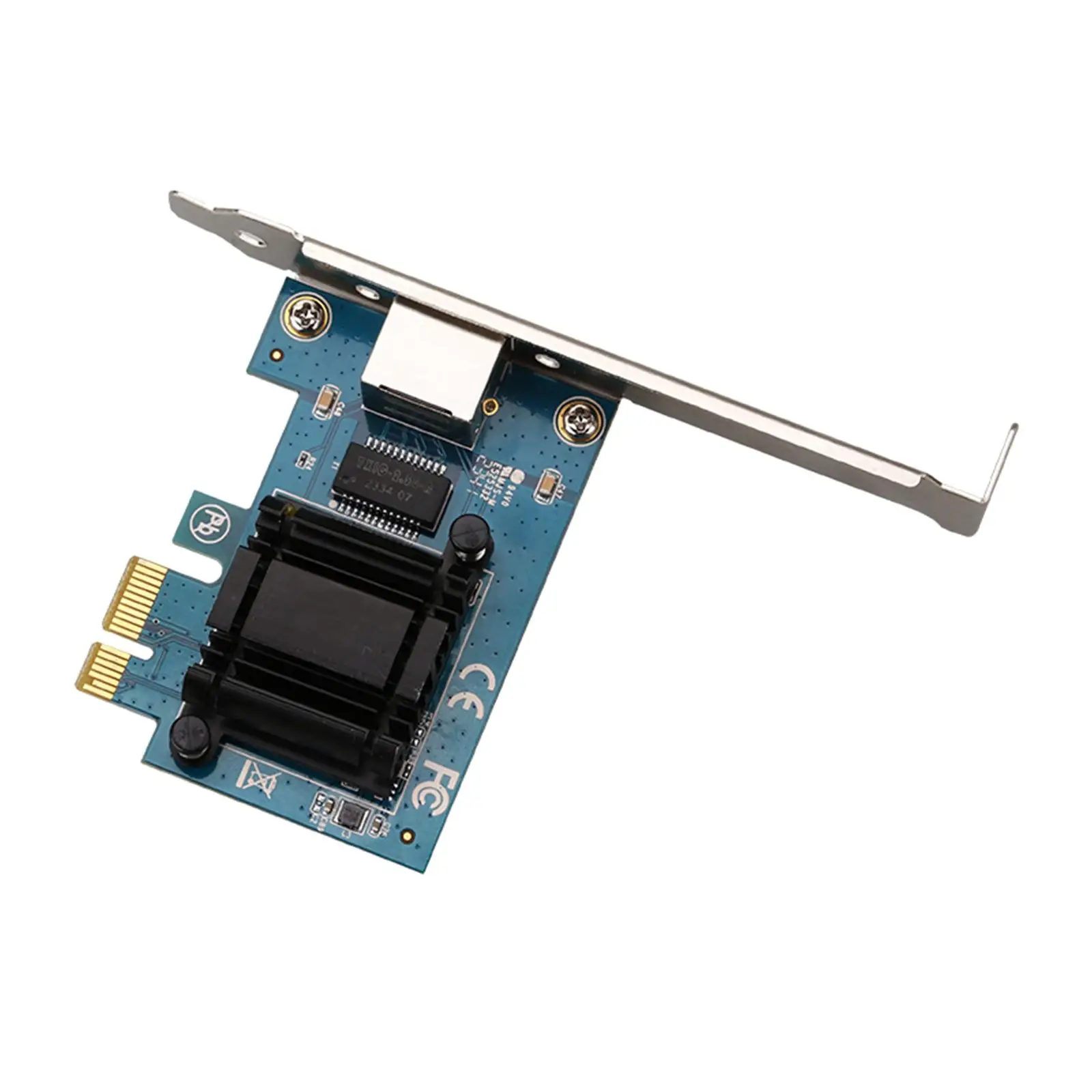 Mini PCIe Single Port with Low Profile Bracket Metal 10/100/1000/2500Mbps for RTL8125B Server Network Card Ethernet Card 2.5Gbps