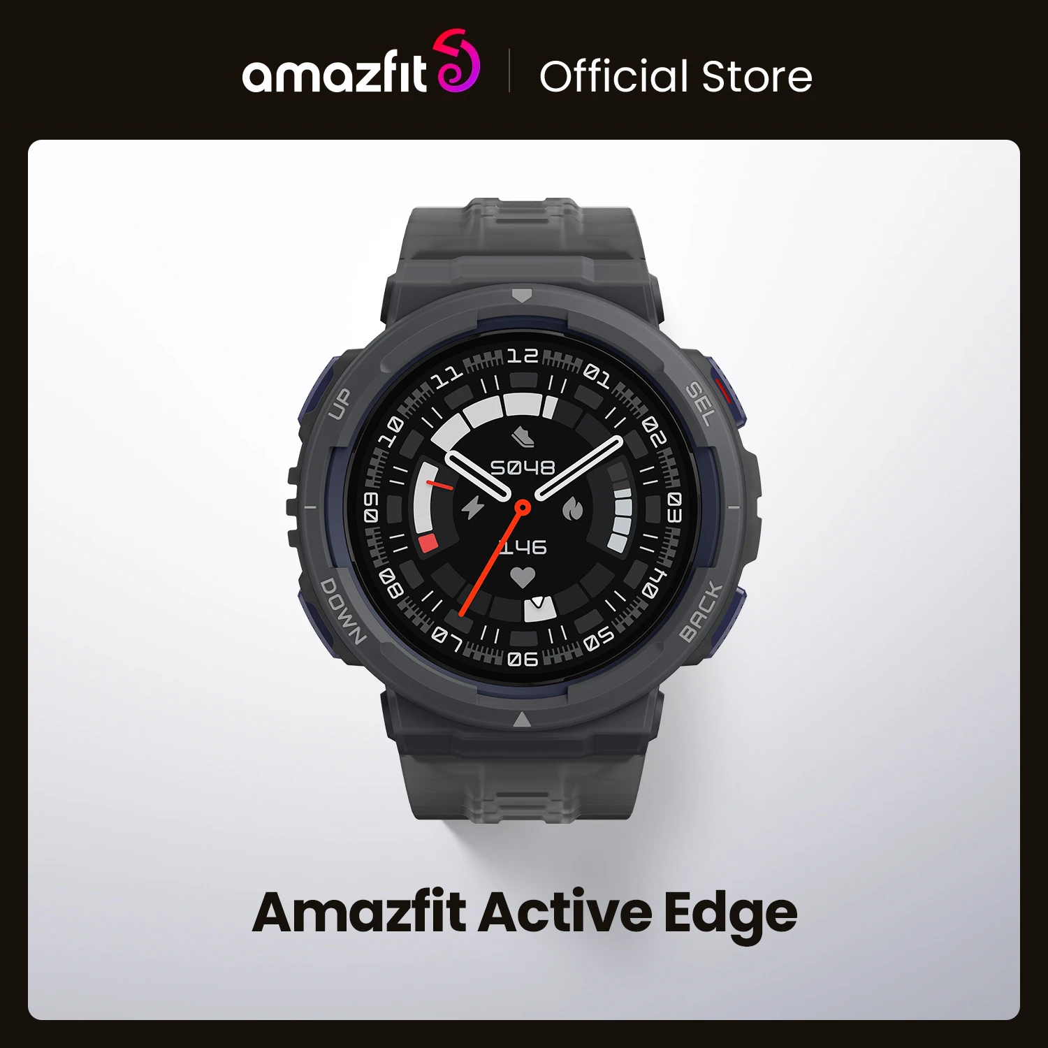 

Оригинальные европейские умные часы Amazfit Active Edge 46 мм, двухцветные умные часы Swagger, 130+ спортивных режимов, умные часы для телефона Android IOS