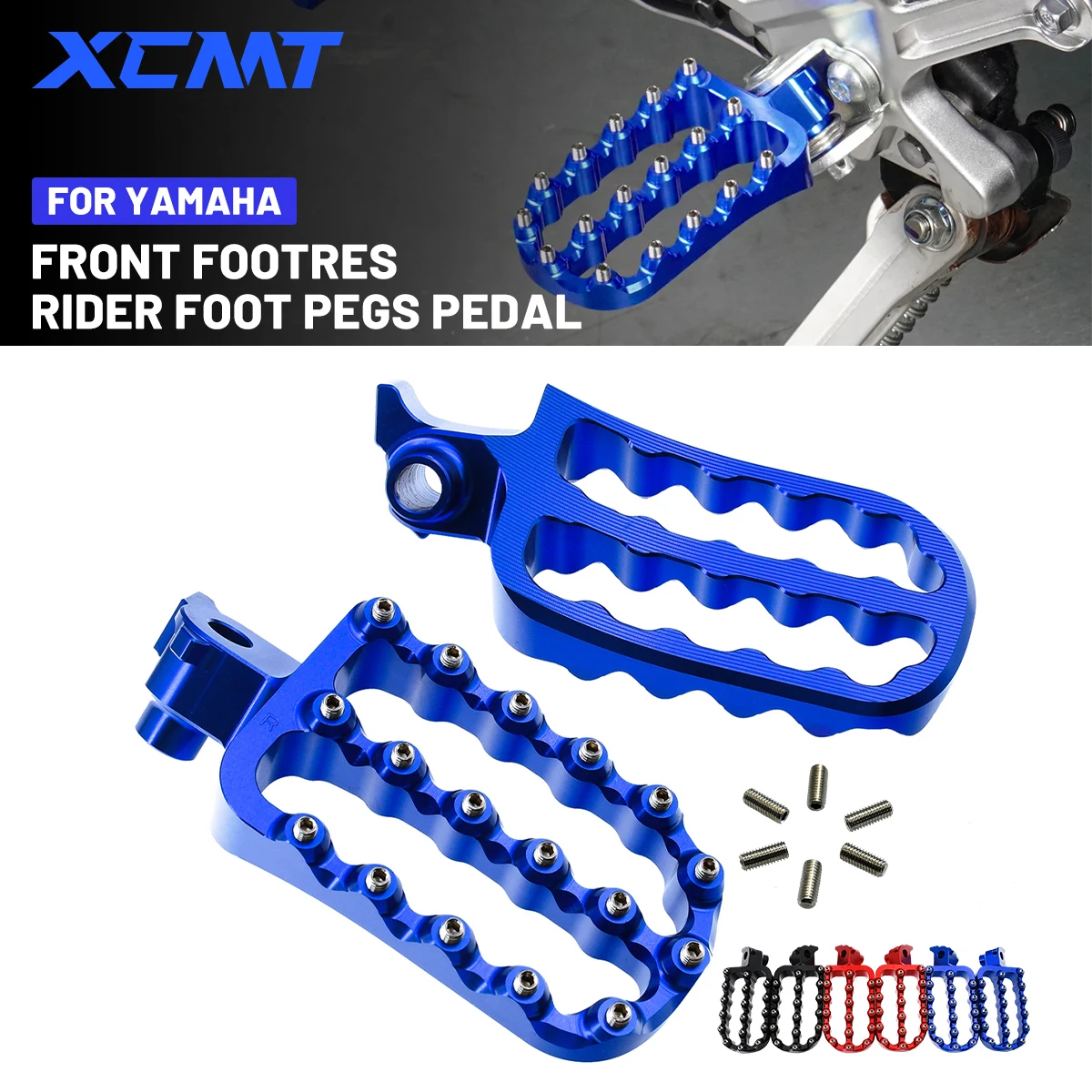 

Motorcycle Foot Pegs Foot Rest Footpegs Forged Wide For YAMAHA T7 XTZ 700 Tenere700 Tenere 700 Rally Edition Wold Raid 2019-2024