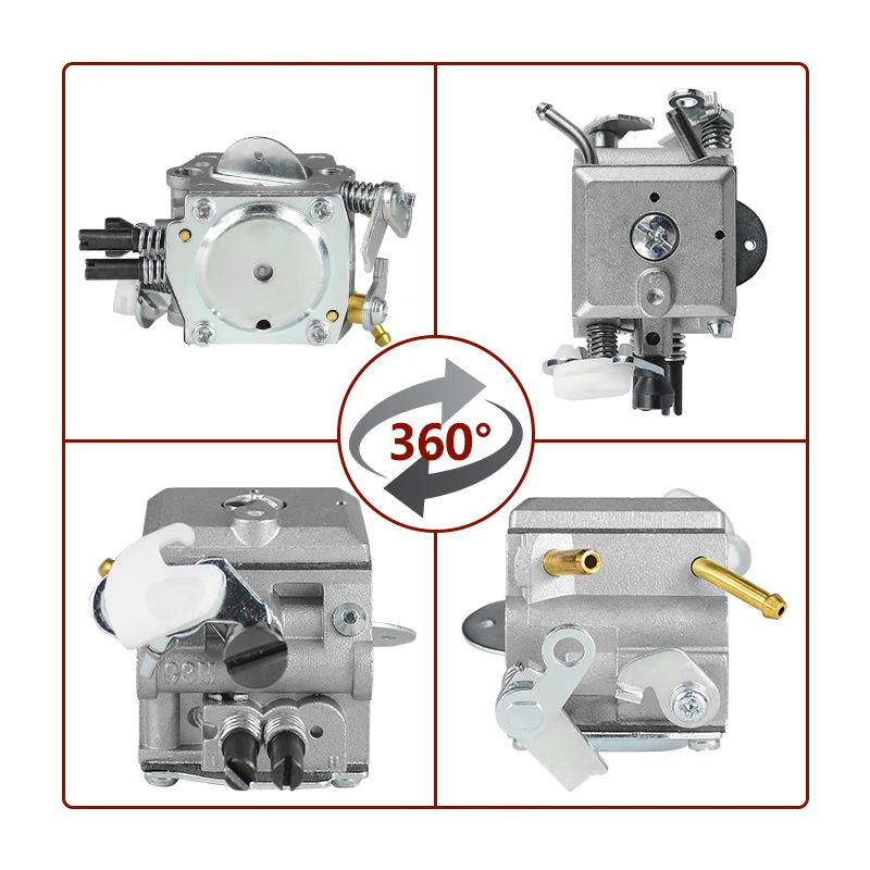 XCAN 1pc Carburetor for Husqvarna 362 365 371 372 372XP Chainsaw for Walbro HD-12 HD-6 Lawn Mower Trimmer Chain Saw Garden Tools