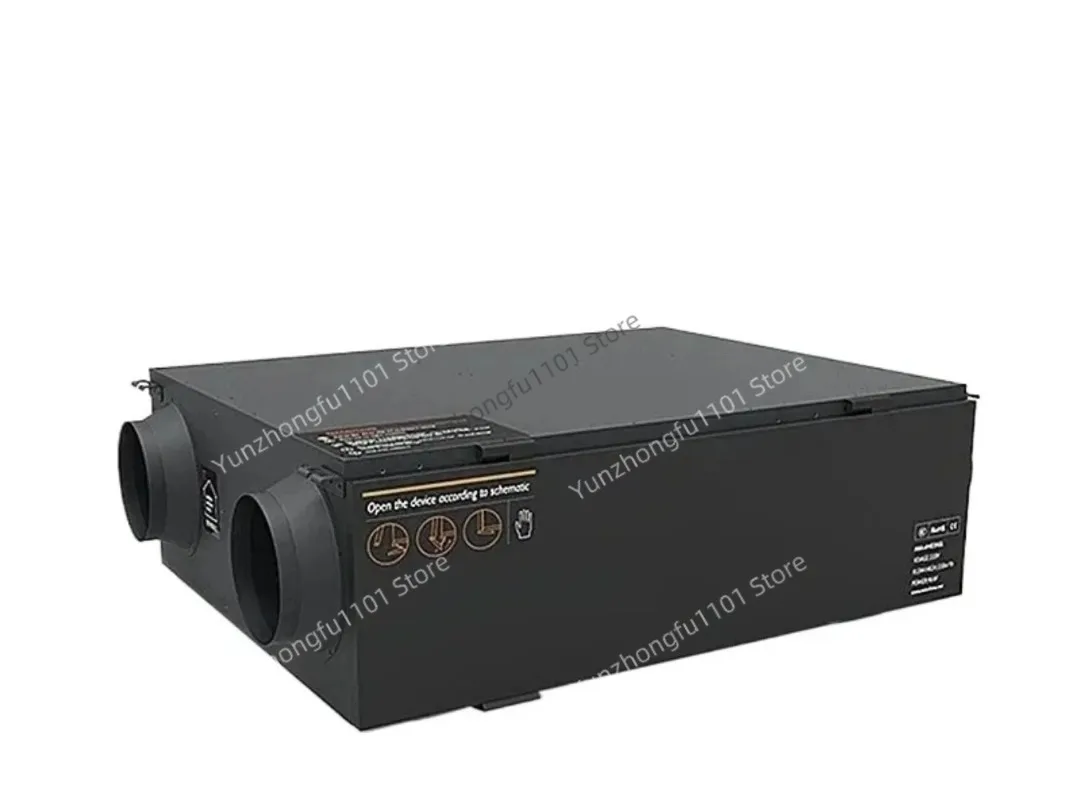 

Wi-Fi 350 ㎡ Система рекуперации тепла для дома / Рекуператор / Система приточной вентиляции / Центральная система очистки воздуха