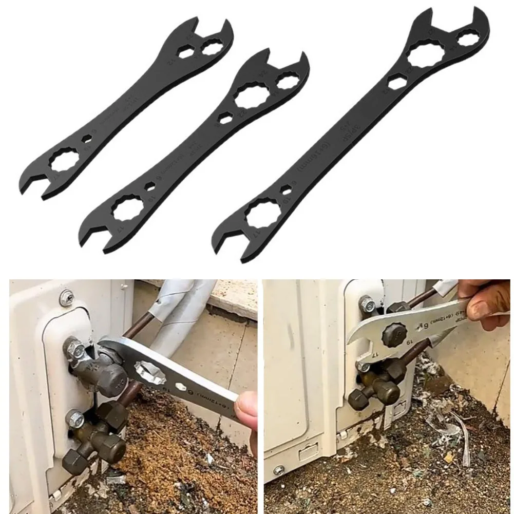 

Air Conditioners Repair Wrenches Multi Functional Open End Wrench Flat Double-End -22mm 6-24mm 6-27mm Home Hand Tools