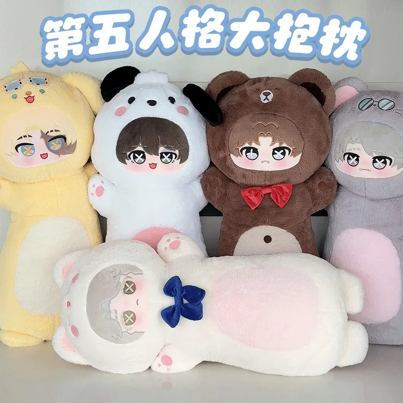

80cm Identity V Game Peripheral Embalmer Cartoon Large Plush Doll Pillow Mercenary Norton Campbell Girls Bedroom Ornaments Toys