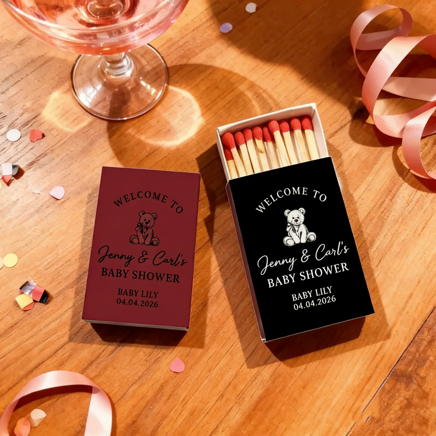 

Персонализированные свадебные спички с индивидуальным дизайном, безопасные спички, свадебные сувениры, все графические материалы включены в комплект.