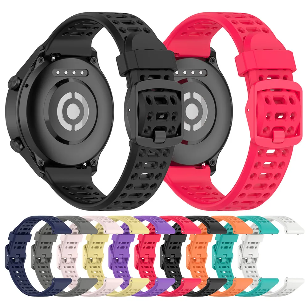 حزام سيليكون 22 ملم لساعة OPPO Sprot X2 X 4pro سوار ناعم سريع الفك لملحقات الساعة الذكية