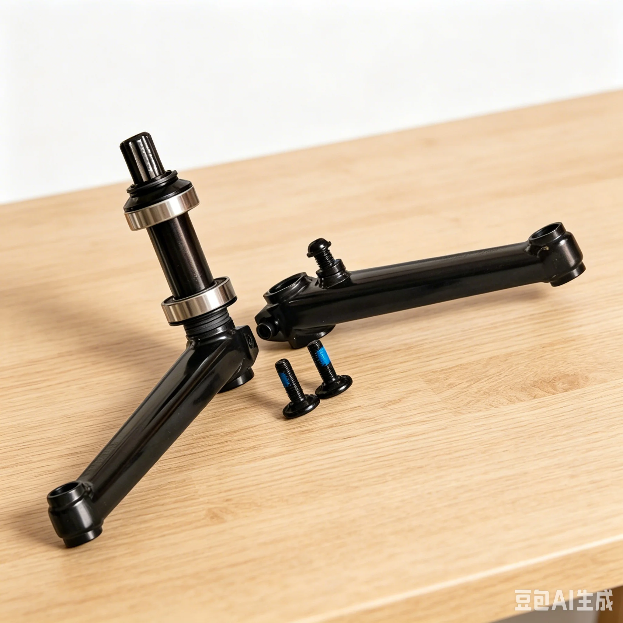 

8T Tooth Crank Set Bike Crank For MID-Bottom Bracket Kit 170mm Right Drive Chromoly Steel Crankset With Central BB Cycling Parts