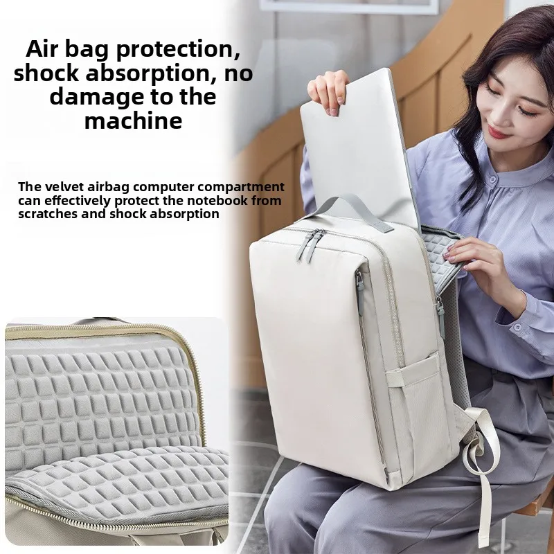 

2025 Новая полная подушка безопасности, противоударная и устойчивая к падению сумка для компьютера, 15-дюймовый рюкзак большой вместимости, легкая повседневная сумка