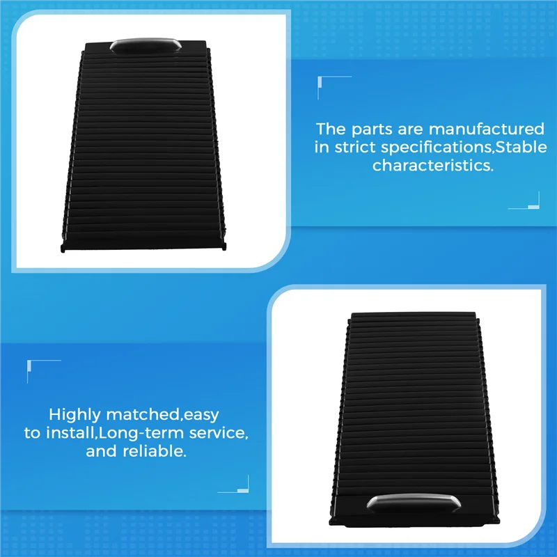 

A03E-Car Center Console Water Cup Holder Roller Blind Drink Holder Trim Plate T2H3071 For Jaguar XE 2015-2018 XF 2016-2018