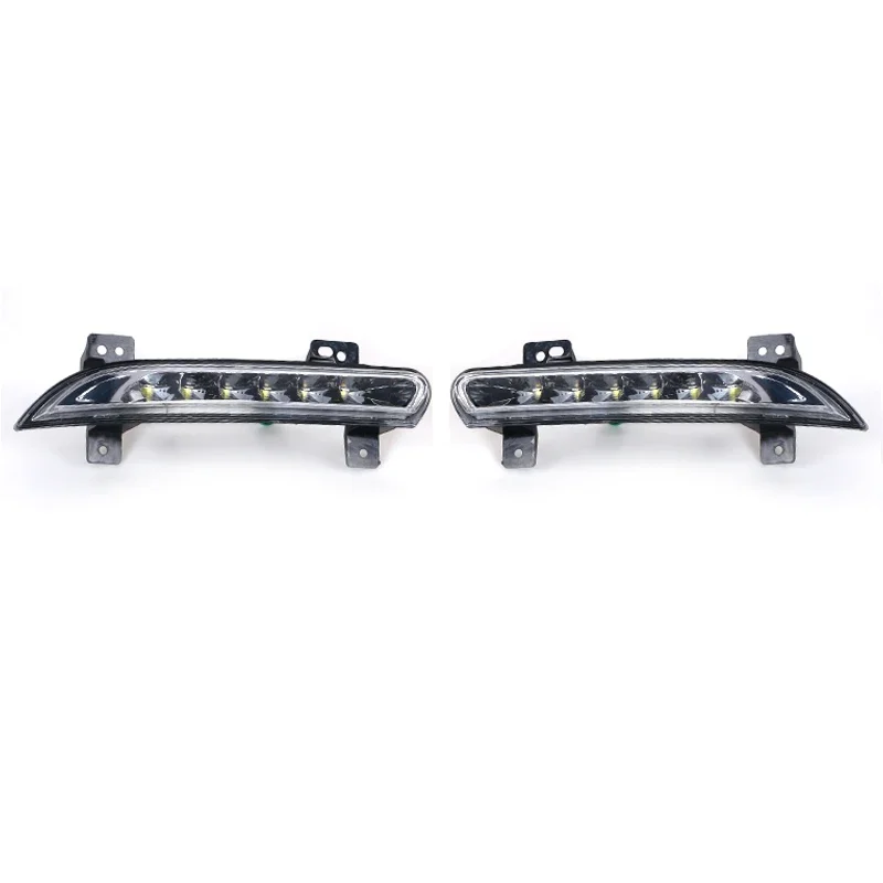 Left Right LED DRL Daytime Running light For Renault Fluence 2014 266057986 266005976 front bumper fog lamp Led Fog Light Lamp
