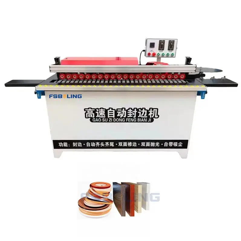 

Hot Selling Woodworking Machinery Automatic High-Speed Sealing Trimming Polishing Multifunctional Edge Banding Machine