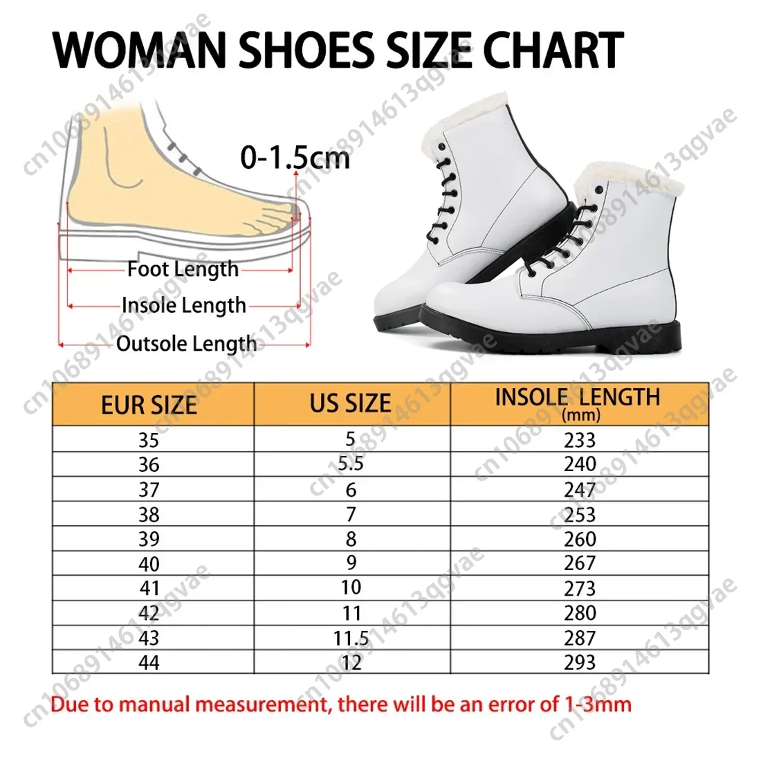 Custom Made Plush Boots Mens Womens Teenager Shoes Casual Boot Outdoor Light High Quality Couple Print on Demand Customize Shoe