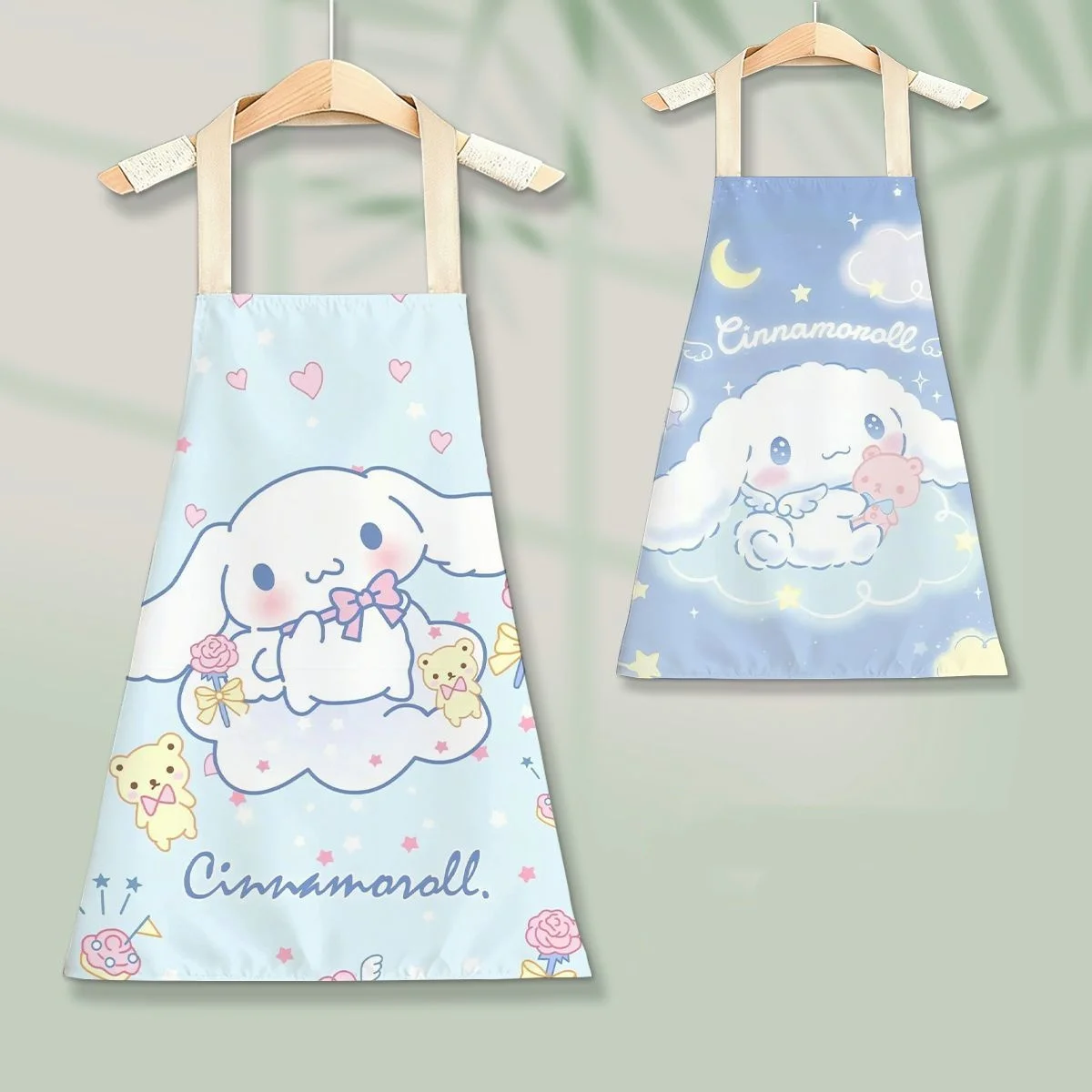 

Sanrio Cinnamoroll Apron Adult Kids Home Kitchen Anti Oil Anti Fouling Waterproof Sleeveless Girl Cooking Apron