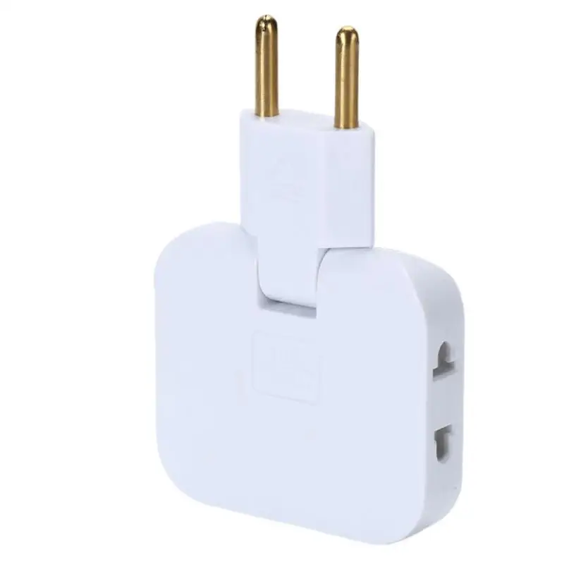 3 In 1EU Power Socket Plug Adapter Foldable US To EU Travel Aadapters Power Converter KR Plug Electrical Socket AC Outlet