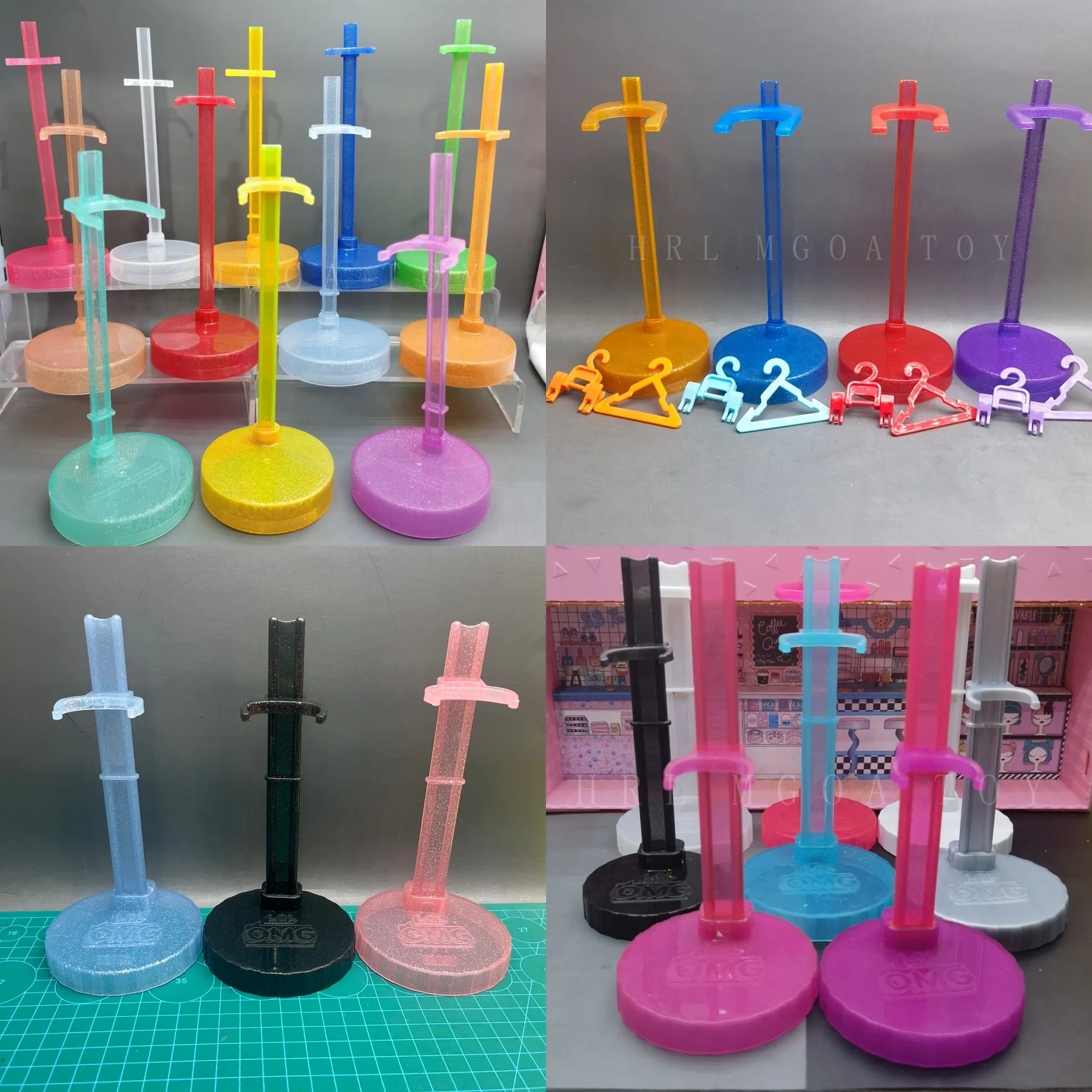 Original Rainbow Middle School OMG Big Sister Multi-style  Dress Up Doll Stand DIY Accessories Children's Toys