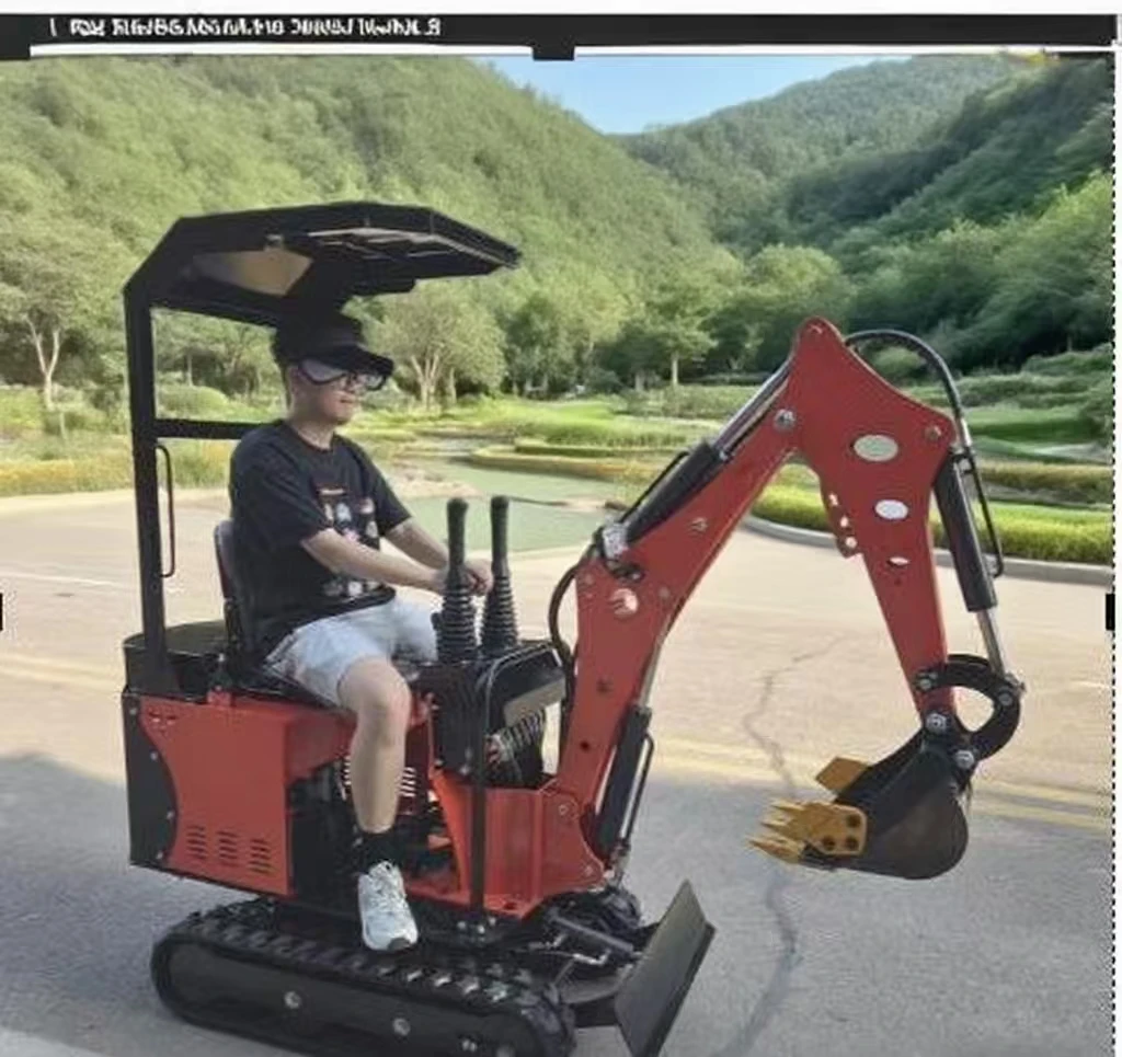 뛰어난 굴착 능력의 0.8톤 EPA 엔진 무테일 미니 굴삭기: 도시 및 조경 맞춤화에 이상적