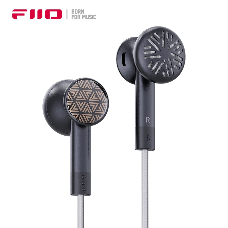 

FiiO FF3S Earphones Drum Type Dual-cavity Hifi Earbuds 14.2mm Dynamic Driver Headphones Bass-enhancing Detachable Cable Headset
