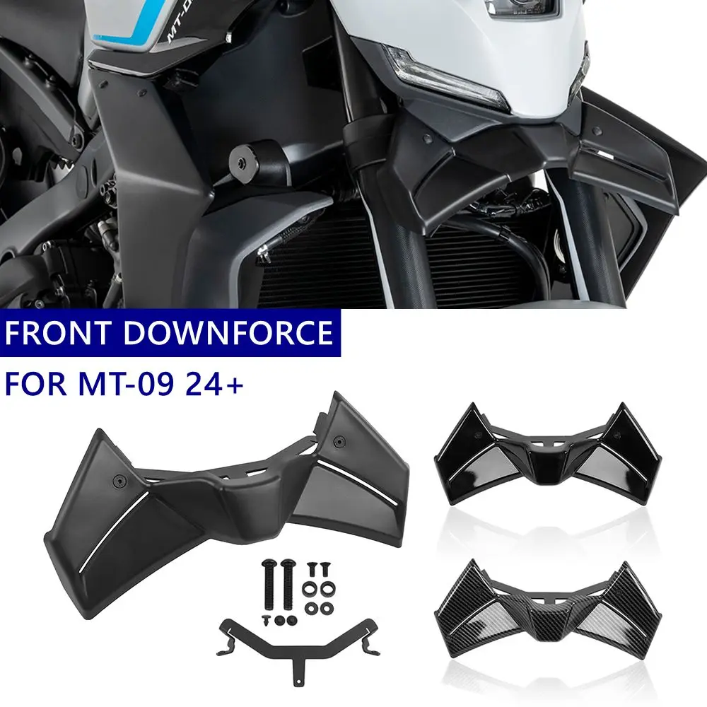 

MT-09 Motorcycle Front Downforce For YAMAHA MT 09 MT09 SP Y-AMT 24-25 Naked Spoilers Winglet Aerodynamic Spoiler Wing Deflector
