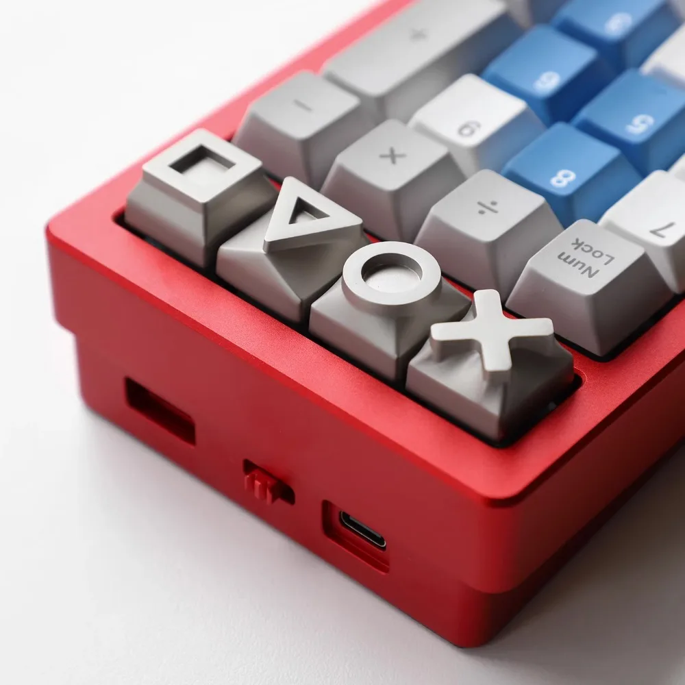 Color Geometry Artisan Keycap Original Custom Metal Keyboard Cap 1U Gaming Point KeyCap for Mechanical Keyboard Accessories Gift