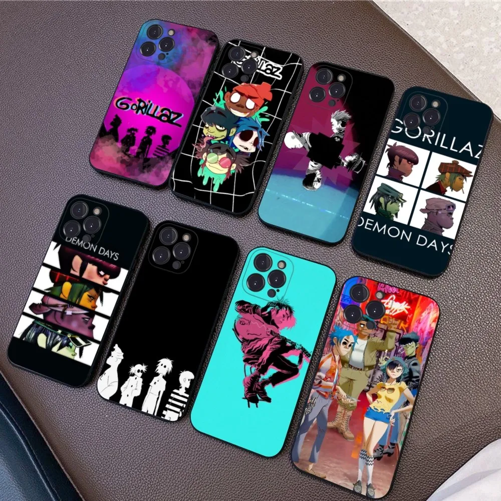 Gorillaz Phone Case For IPhone 15 8 7 6 6S Plus X SE 2020 XR XS 14 11 12 13 Mini Pro Max Mobile Case