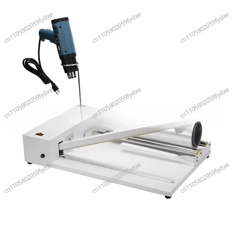 Manual sealing and cutting machine, heat shrinkable film packaging , tea gift box, hardware, books, tableware,