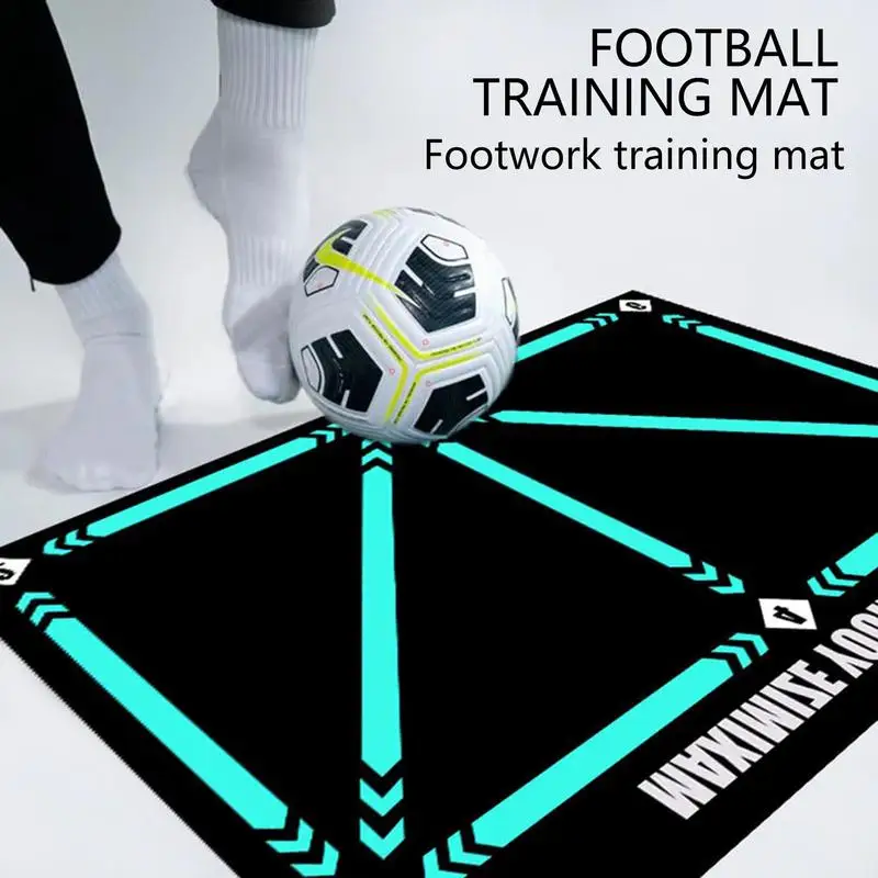 フットボールトレーニングマット,滑り止め,衝撃吸収,ドリブル,ボール制御,サイレントスポーツアクセサリー,60x90cm