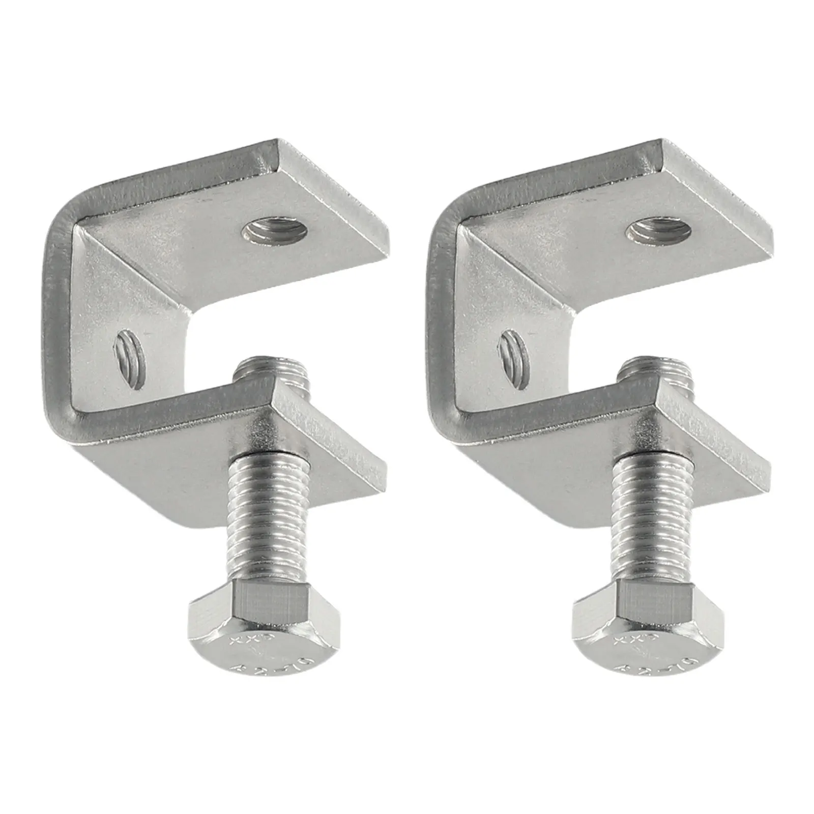 High Quality C-clamp Jaw U-shaped Clip M6 Threaded Hole 1/2/4pcs Cabine For Mounting Stainless Steel Table Bracket