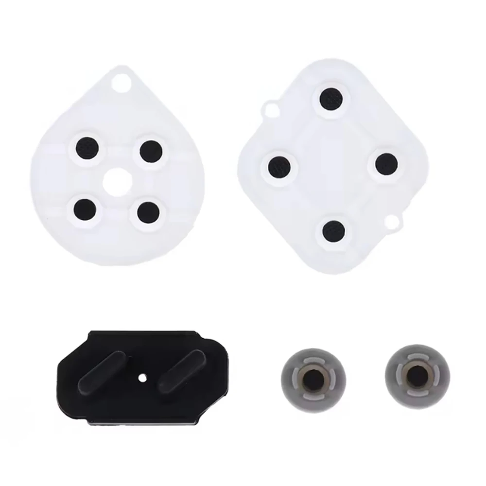 2-10set Conductive Rubber Pads +ABXY Buttons Replacement For SNES Gamepad Repair