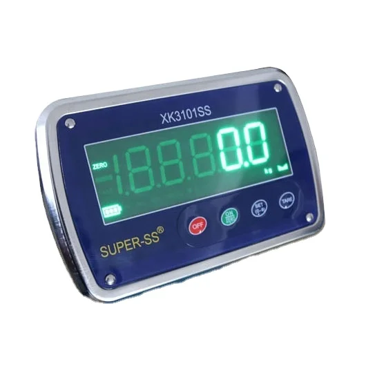 XK3101SS Waterproof Stainless Steel Electronic Weight Indicator Red Green Display for Platform Floor Truck Scale