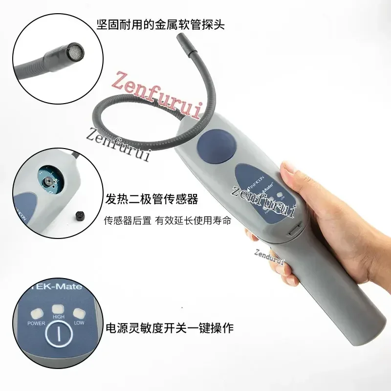 Customized TEK-Mate Refrigerant Leak Detector Inficon Motor Car Air Conditioning Leak Detection Instrument
