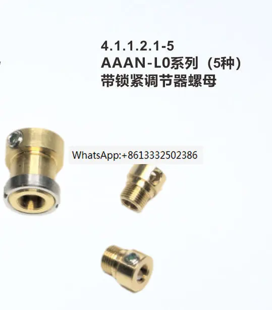 

4pcs AAAN-L series locking fine thread nut M4X0.25 M5X0.25 M6X0.25