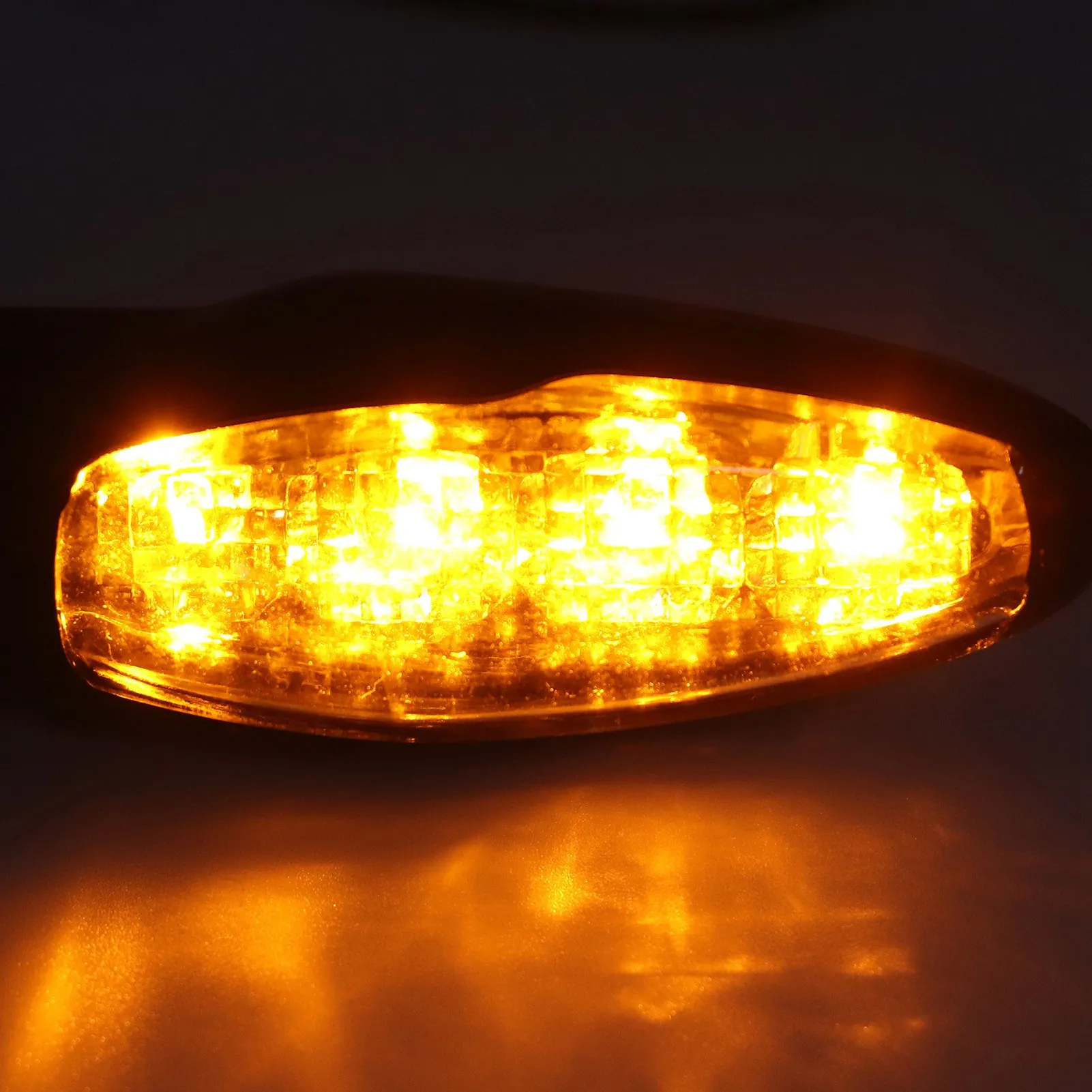 LED Turn Signal Light Pairs Motorcycle Turn Signal Light LED Front LED Amber Indicators 12V Fit for TRIUMPH Tiger 800/1200