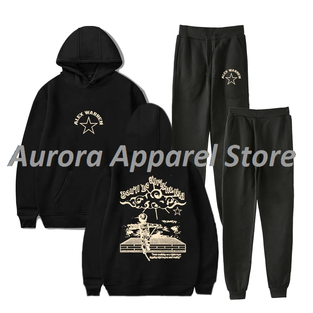 

Alex Warren Tight Rope Hoodies Jogger Pants Set You'll Be Alright Merch Cosplay Women Men Streetwear Sweatshirts