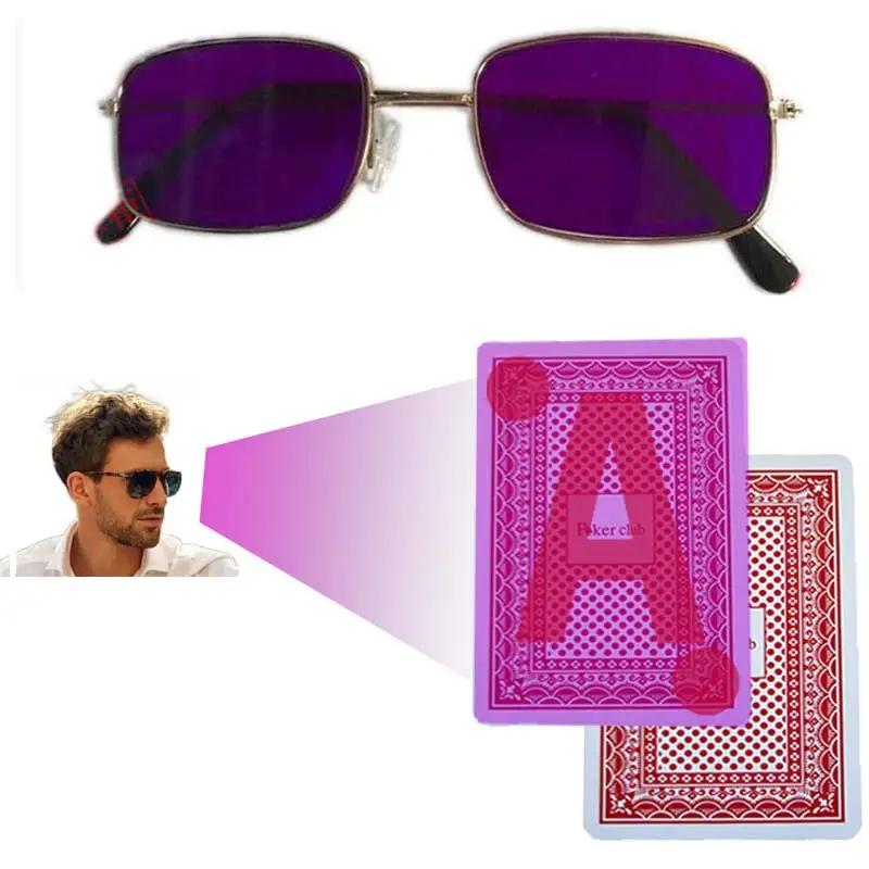 

Infrared Sunglasses For Infrared Marked Playing Cards Invisible Ink Red Light Glasses