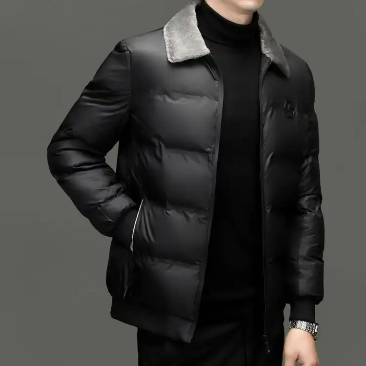 

Утепленная хлопковая куртка на молнии с воротником, теплая зимняя куртка для мужчин и женщин, модная городская повседневная модель с длинными рукавами