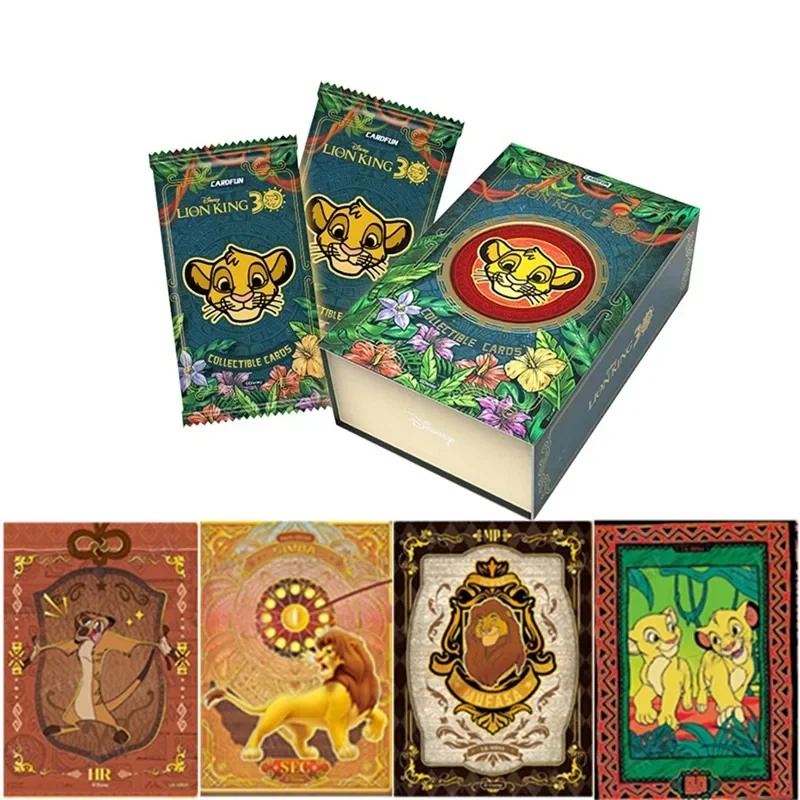 Latest styles Lion King Card 30th Anniversary Series Simba Nala Embroidery Card Animation Role Collectible Cards Toy present