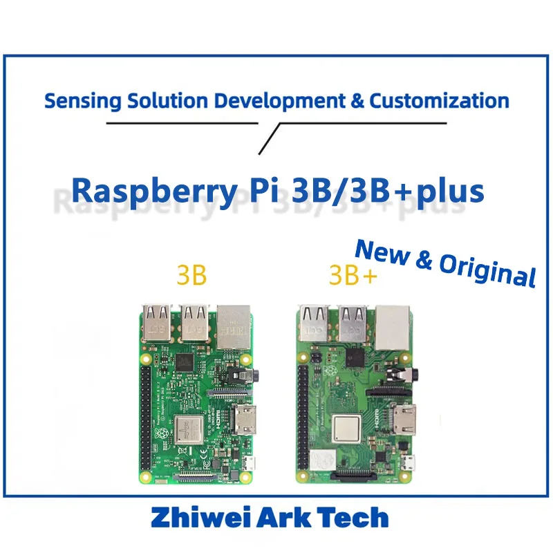 

Raspberry Pi 3B+ 1.4GHz 64-битный четырехъядерный процессор Cortex-A53 с двойной беспроводной связью WiFi и BT 4.2 для IoT/робототехники/умного дома