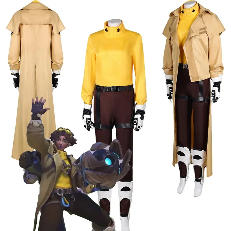 Game OW 2 Venture Cosplay Fantasy Costume Coat Jacket Pants Shirt Belt Outfits Fantasy Halloween Carnival Party Roleplay Suit
