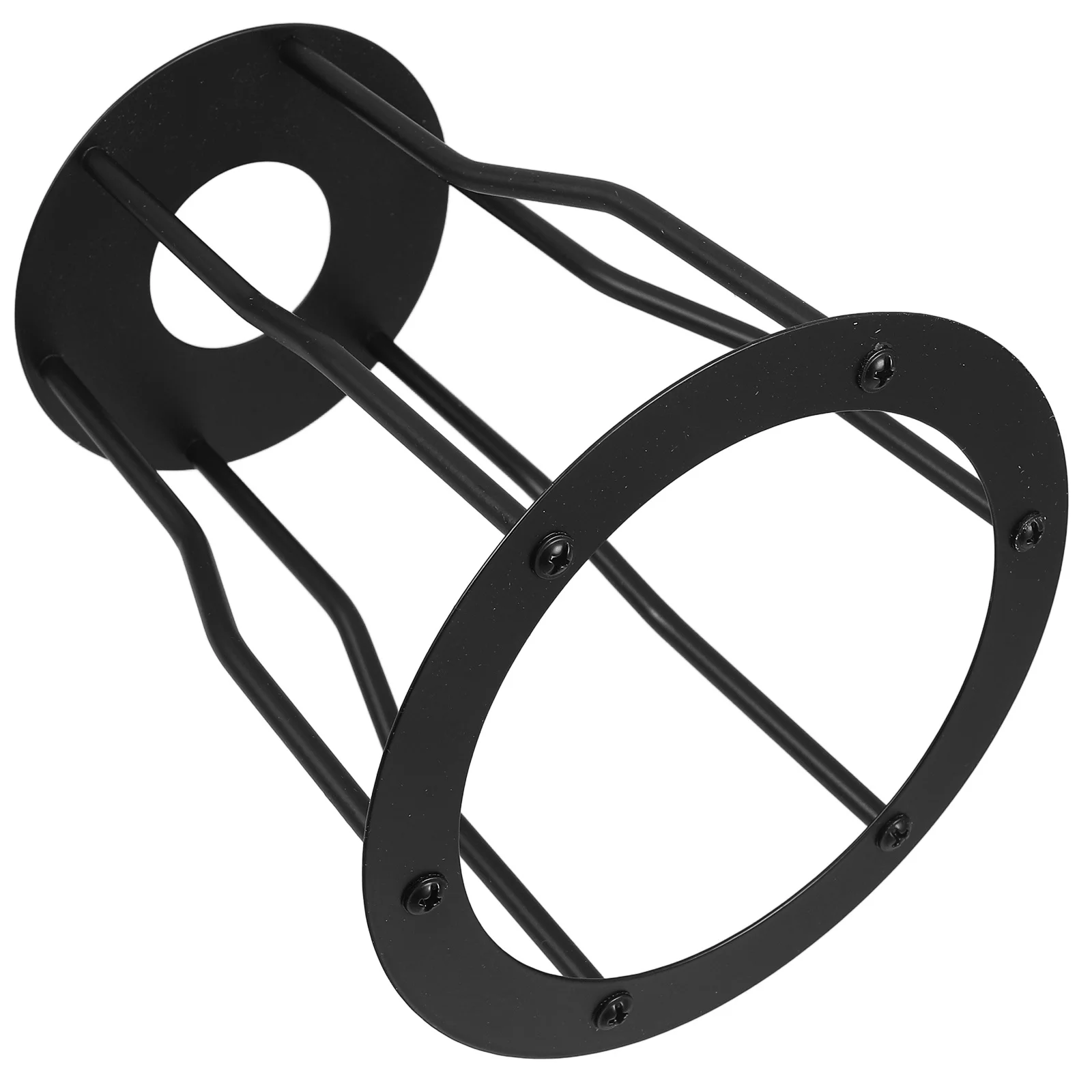 Paralume in ferro resistente Copertura leggera in metallo creativo Design unico vintage a gabbia per uccelli per bar di casa, portico, negozi di pentole calde