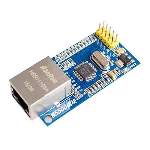 

Сетевой модуль W5500, полная аппаратура, интерфейс TCP/IP, стек Ethernet 51/STM32, микрокомпьютер с одним чипом