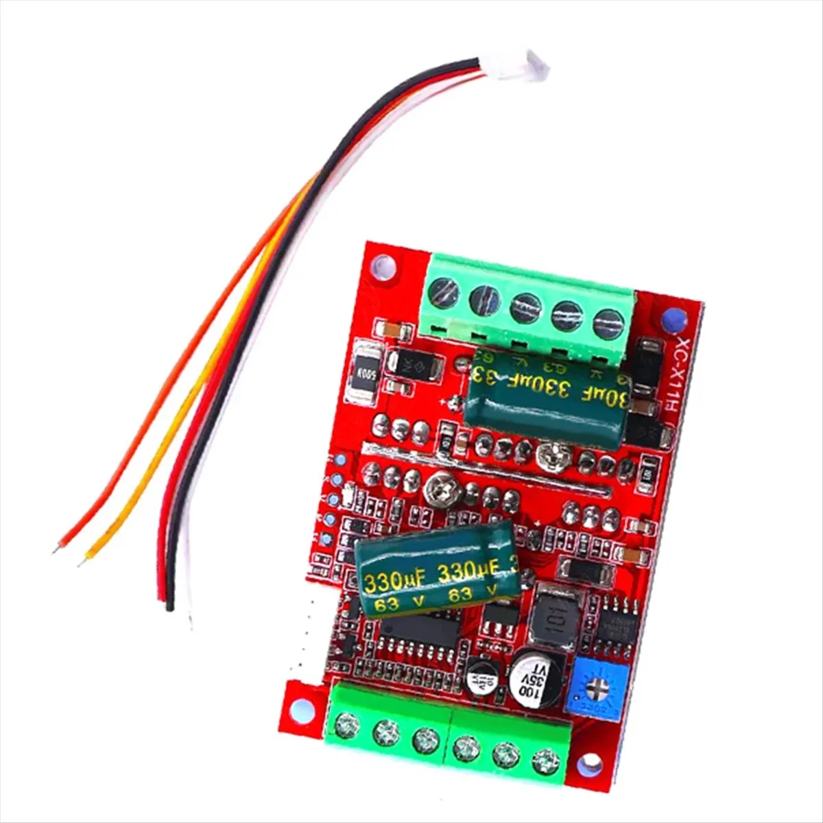 【50% OFF】DC 6-60V 16A 400W 3 Phases Hall Brushless Motor Controller Board BLDC PWM PLC Driver Module
