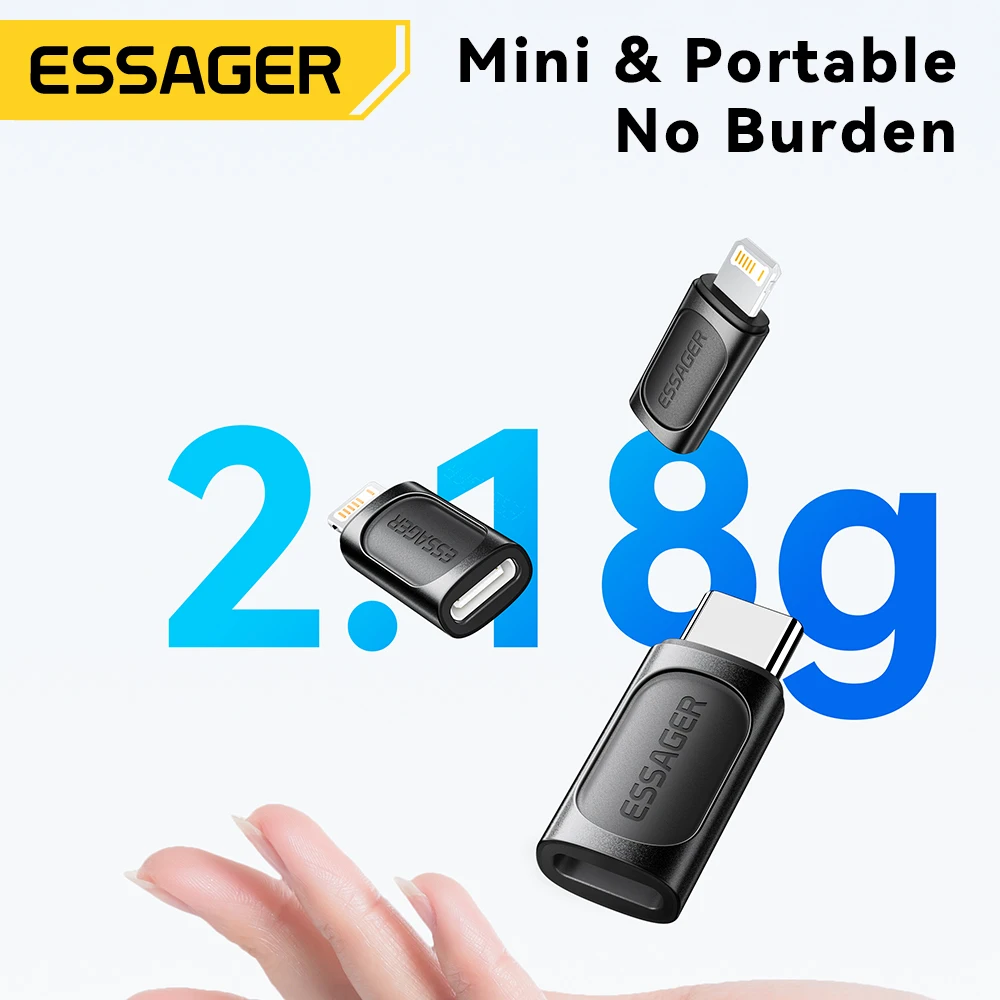 Essager USB C To Lightning Adapter PD 20W Fast Charging OTG USB Type C To lighting For iPhone 15 14 11 xr Pro Max IOS Converter