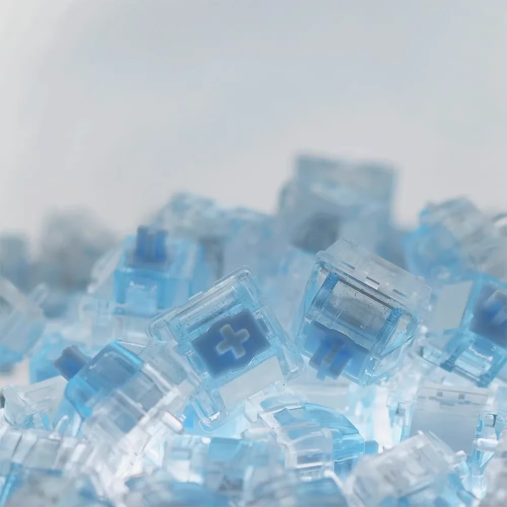 

UR Blue Ice Magnetic Ultra Switch Linear For Magnetic Mechanical Keyboard 35g RGB SMD Transparent Pre Lubed 3.5mm Gaming Kit