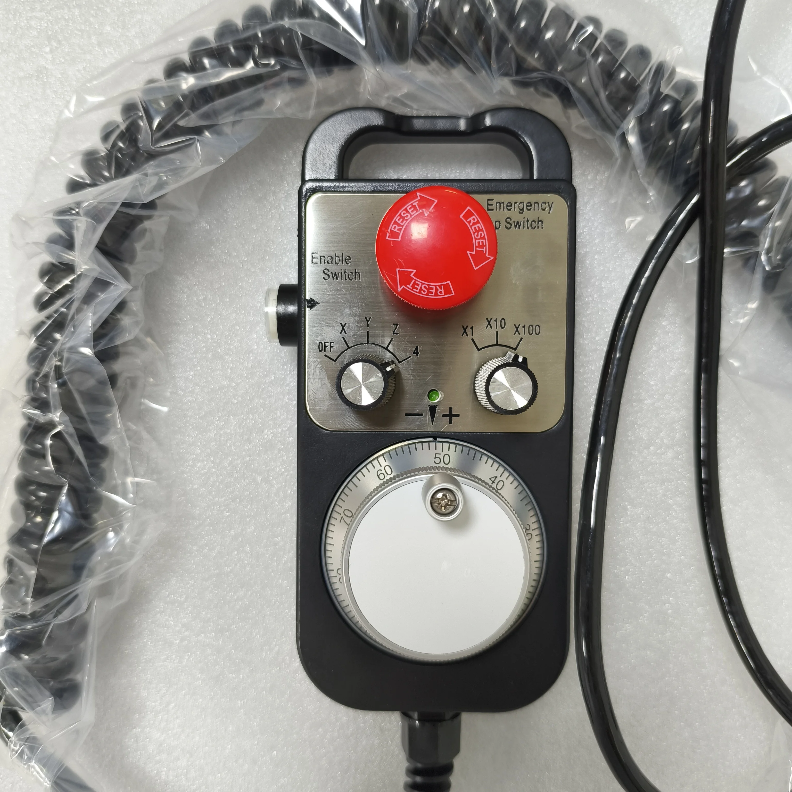 

CNC MPG Handwheel Manual Pulse Generator with Emergency Stop Switch